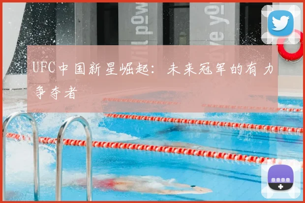 UFC中国新星崛起：未来冠军的有力争夺者
